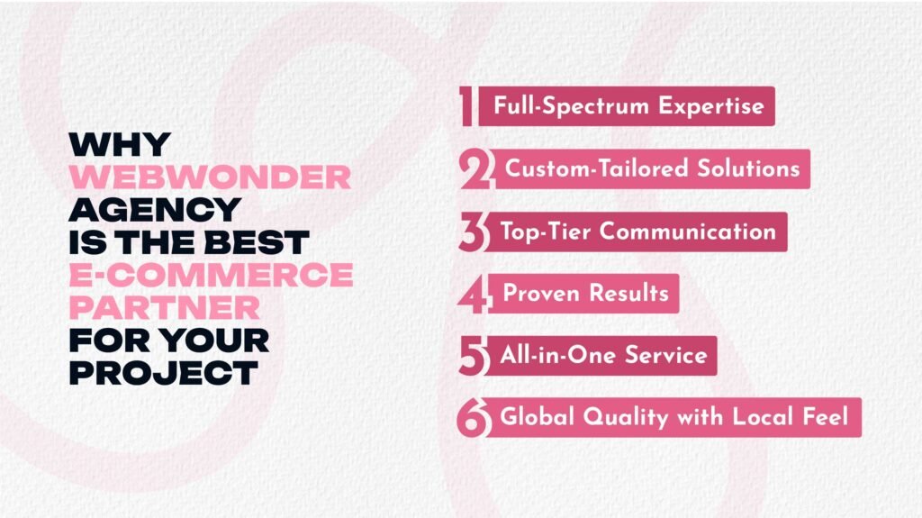 WebWonder Agency is the Best eCommerce Partner