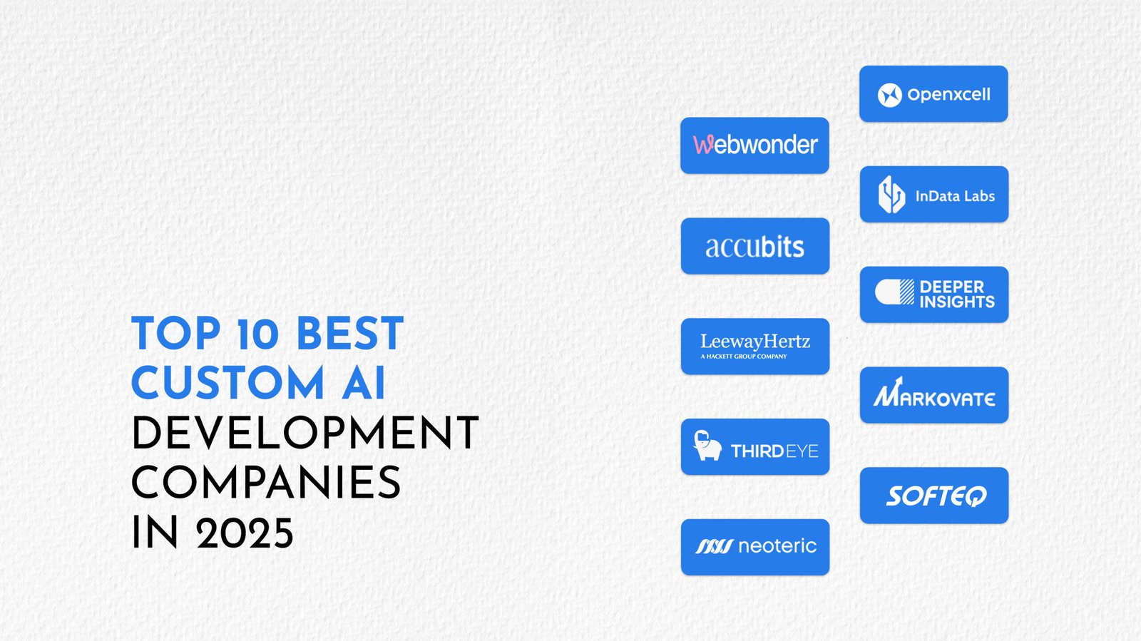 Custom AI development companies