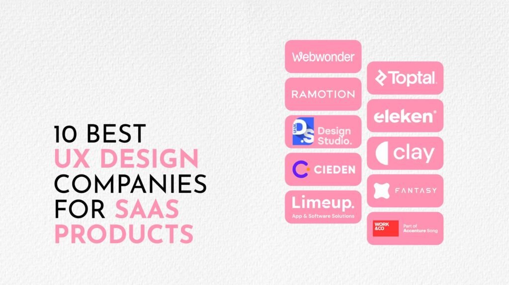 best ux design companies for saas products
